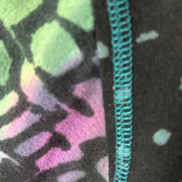 Winter Sun XL artsy mixed print mock neck princess seam tunic dress - Picture 7 of 10